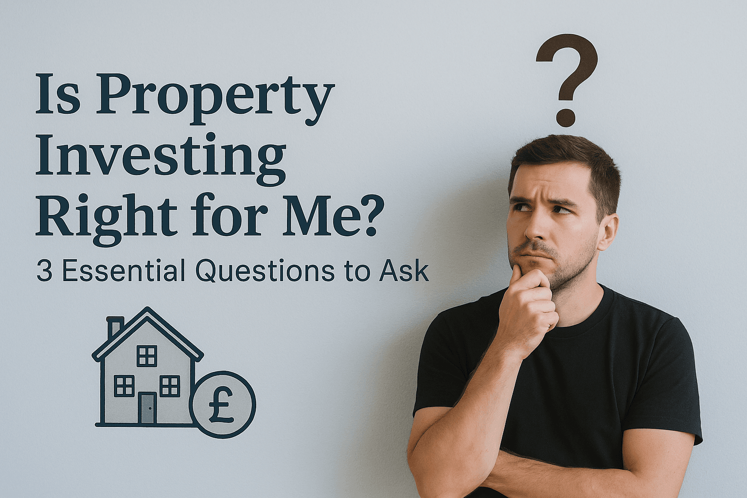 A person thoughtfully reviewing property investment options