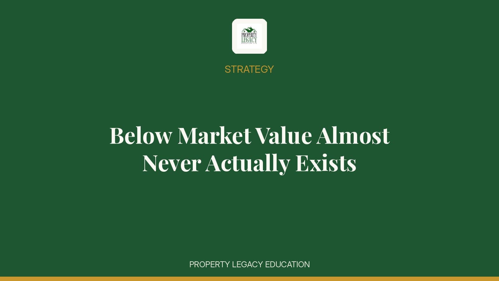A concept image representing how property market value is actually determined