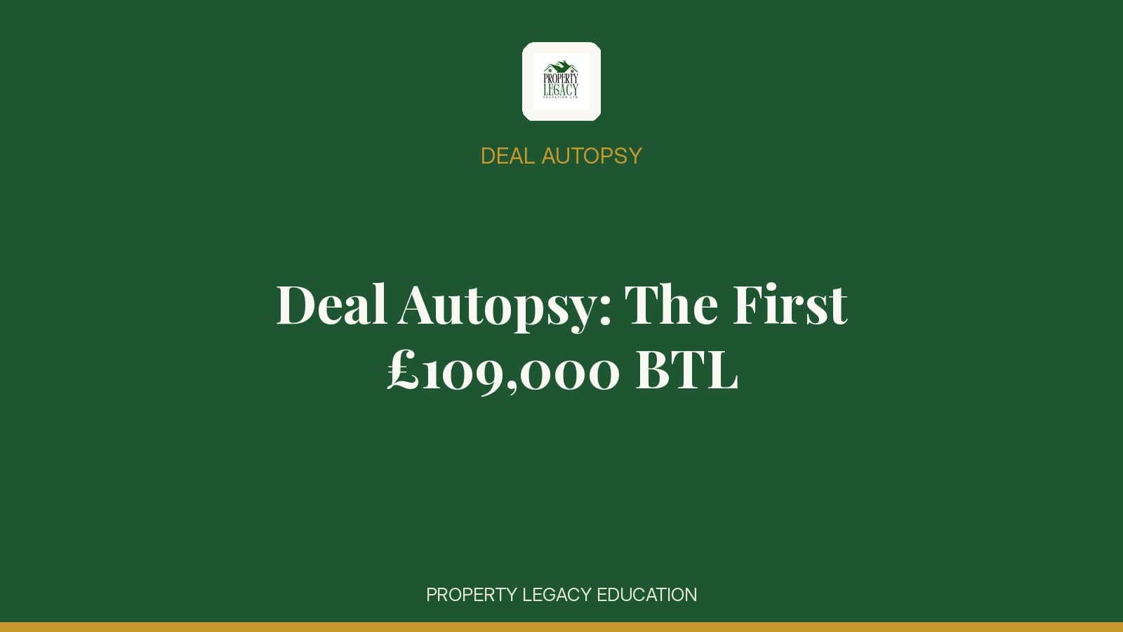 A three-bed mid-terrace property, representative of the deal covered in this article