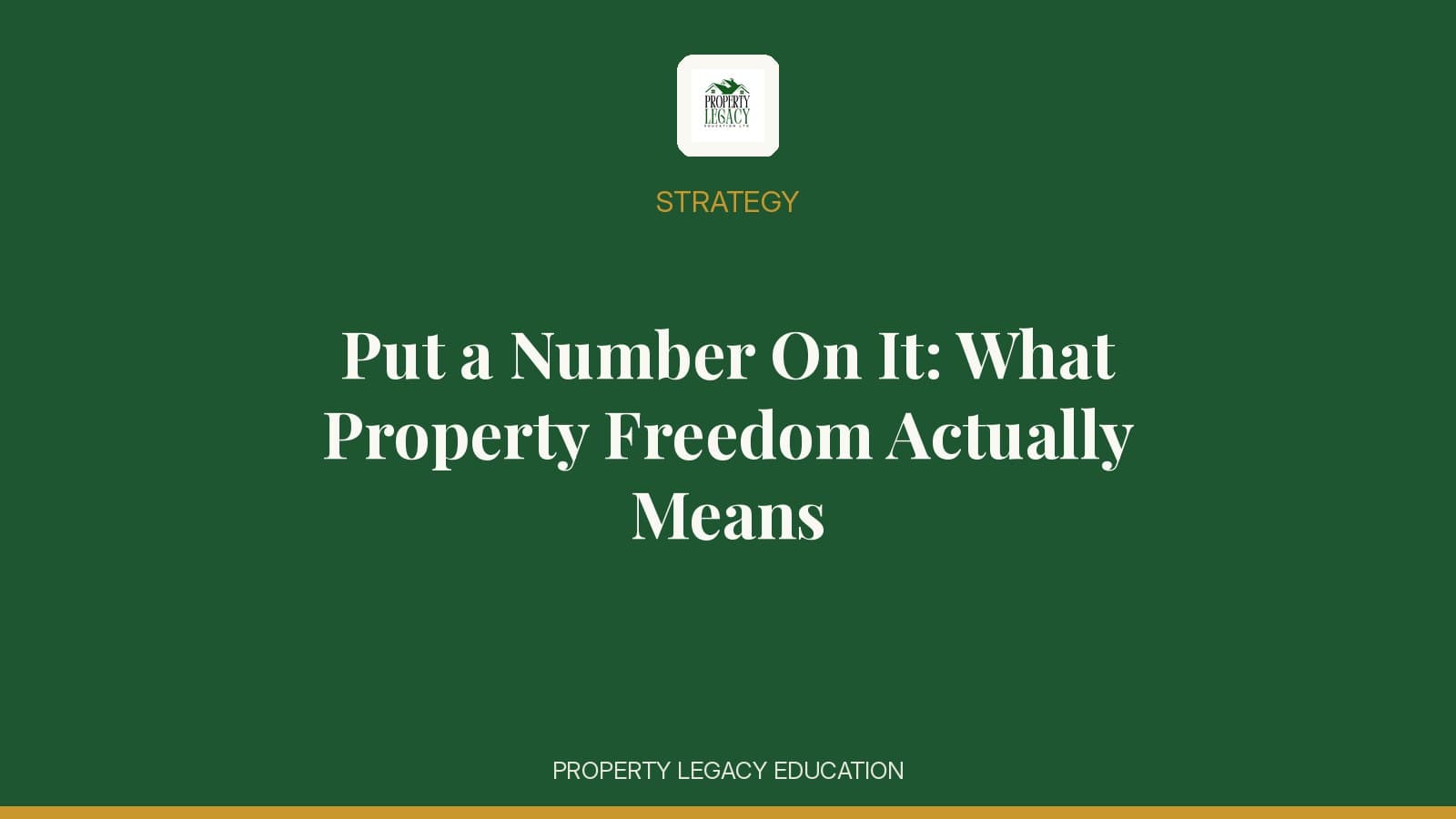 A concept image representing defining what financial freedom actually means
